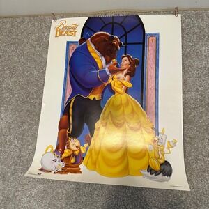 Vintage Disney Beauty and the Beast Poster OSP Publishing Belle Beast 20x16